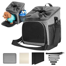 Кошик для велосипеда з собакою, знімні аксесуари - легкий, з сумкою, дихаючий, для покупок, походів у гори, подорожей, кемпінгу