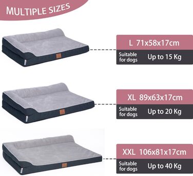Ортопедичне лежанка для собак преміум-класу з піною 