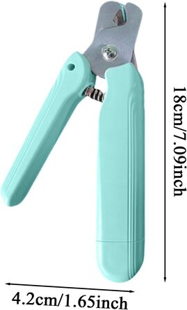 Електричний триммер для собак Krallenschneider - набір для догляду за кігтями з LED-підсвічуванням (світло-зелений)