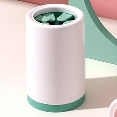 Очищувач лап для собак, мийка лап, видалення бруду, для собак, глибоке очищення, миється, зелений Grand