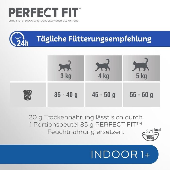 Сухий корм для дорослих котів Perfect Fit Indoor 1+ з яловичиною, 7 кг