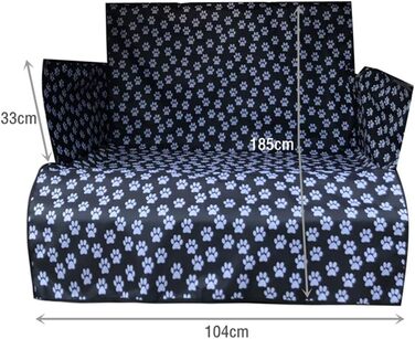 Захисний чохол на сидіння для собак, великих розмірів, Cargo-Liner, універсальний, водонепроникний, для автомобілів, SUV, пікапів, Jeep, Vans - XL, 208x132 см (82'x51'), блакитний