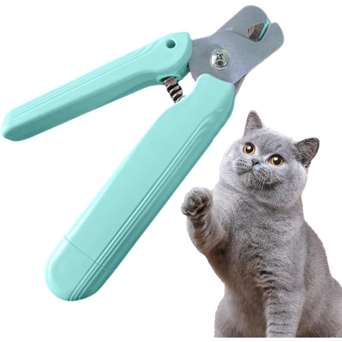 Електричний триммер для собак та котів 2-в-1 з LED-підсвічуванням | Безпечна насадка, перезаряджуваний, зелений | Аксесуар для догляду за тваринами