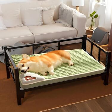 Ортопедична подушка для собак, маленьких та середніх порід - миється, не ковзає, з високим бортиком. Знімна наволочка. Розмір S: 50x35 см (Колір: Коричневий)