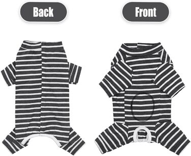 Комбінезон для собак після операції Axcimond, сірий, L, захисний одяг для відновлення, хірургічний костюм для тварин