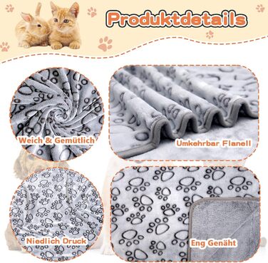 М'яка ковдра для собак та котів, 200x150 см (Сірий, 130x150 см), для дому та подорожей, захист дивану