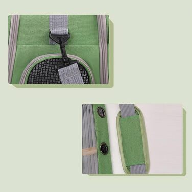 Транспортна сумка для папуг, переноска для птахів, переноска для маленьких тварин, папуги (зелений)