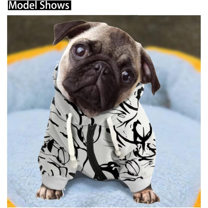 Світшот для собак Kuiaobaty: стильний одяг для вашого улюбленця. Чорний, дихаючий, для собак середніх порід (40x60x45 см). Ідеальний для чихуахуа та інших собак.