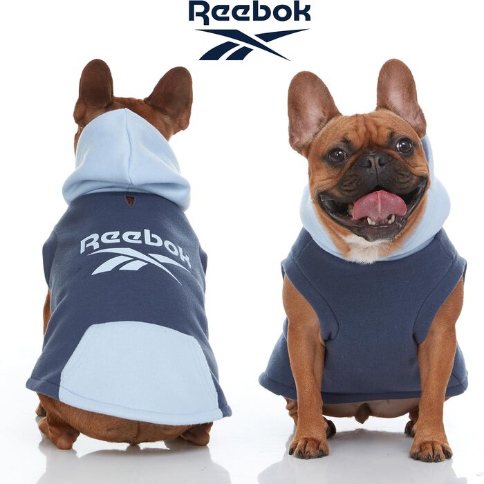 Reebok флісовий худі для собак з отвором для повідка, зимовий теплий светр для малих, середніх та великих порід, преміум якість