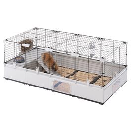 Клітка для кроликів Ferplast Modular 4 з аксесуарами, розширювана, велика, 179x72x56 см