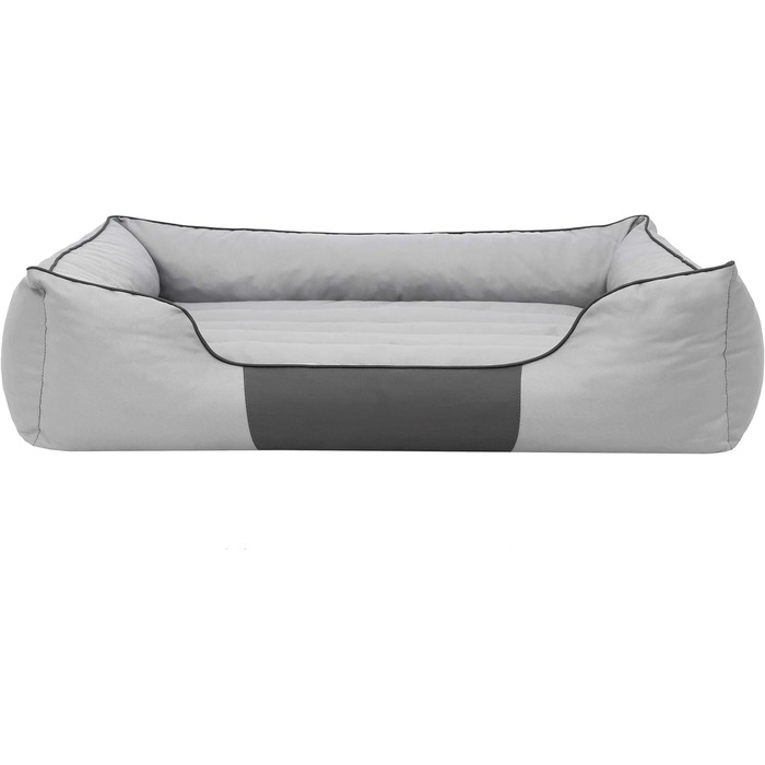 М'яке ліжко для собак XL 85x65 см, ліжко-софа для тварин, кошик для собак, сіра
