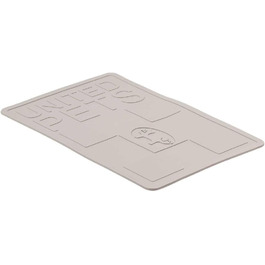 Підкладка під годівницю для собак та котів Mustafà Design, Італія, M, сірий, антиковзаюча