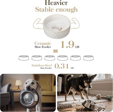 Миска для собак Malacasa з підставкою з горіхового дерева, 450 мл, подвійна миска для собак та котів, для корму та води, неслизька підставка, дизайн у формі п'ятипелюсткового клеверу та соти (1000 мл * 1, п'ятипелюстковий клевер)