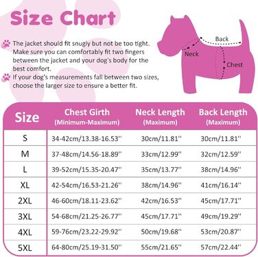Водонепроникний зимовий одяг для собак HezzLuv, тепла куртка для собак з отвором для повідка, рожевий, 4XL
