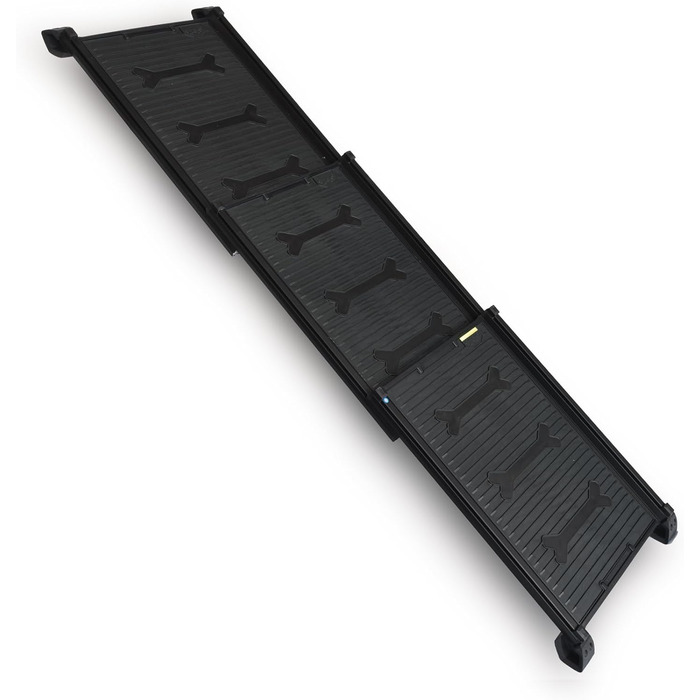 4pets Easy-Steps - Рампа для собак у бокси, металевий сірий колір, швейцарська якість