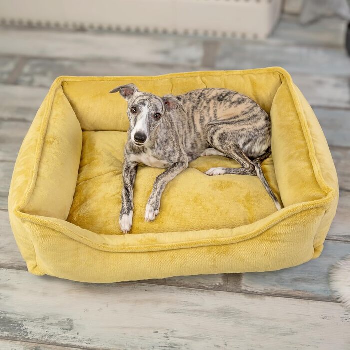 Ортопедичне собаче ліжко 4L Textil IRIS Premium-LINE: комфорт та підтримка для вашого улюбленця (80x60 см)