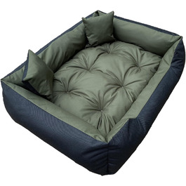 Лежанка для собак Dogs4Life XXL: водовідштовхувальна, для вулиці, 75x65 см, зелена