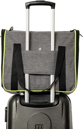 Транспортна сумка для котів та собак Brave Paws, міцна, зручна, дихаюча, з безпечним замком та складною мискою (фіолетова)