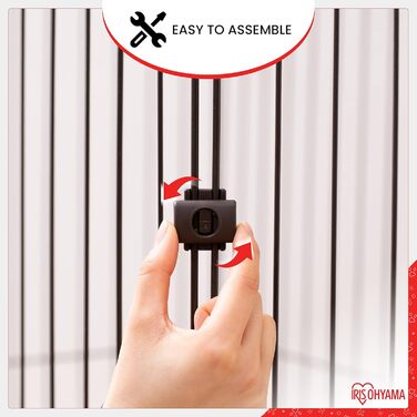 Клітка для собак та котів Iris Ohyama STS-1200TY з дахом та дверима, коричнева, 66 см, з колесами, для собак та кошенят, для використання в приміщенні та на вулиці