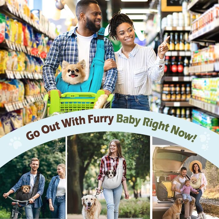 Pawaboo Сумка-переноска для собак та котів, блакитна, до 5.5 кг