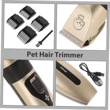 Електрична машинка для стрижки тварин UKCOCO - тиха, ергономічна, з довговічними клинками