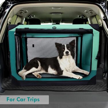 Складана переносна переносна клітка для собак та котів Ownpets з міцним сталевим каркасом, 4 дверцята, розмір L (91.5 x 63.5 x 63.5 см)