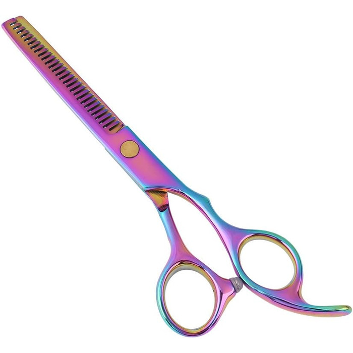 Набір професійних ножиць для грумінгу собак з безпечними закругленими кінцями, набір ножиць для шерсті, грумінг-ножиці з нержавіючої сталі для собак (кольорові)