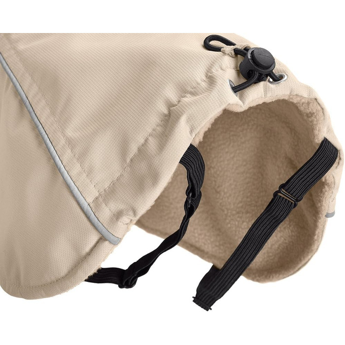 Теплий водовідштовхуючий теплий зимовий накид для собак HUNTER NORDBY, колір кремовий, для маленьких собак, машинне прання, розмір 40x40