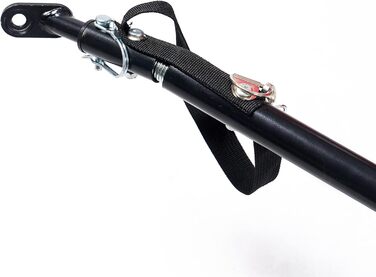 Фаркоп для велосипеда SogesHome: Перевезення собак, XXL, 600D Oxford, Червоно-Чорний