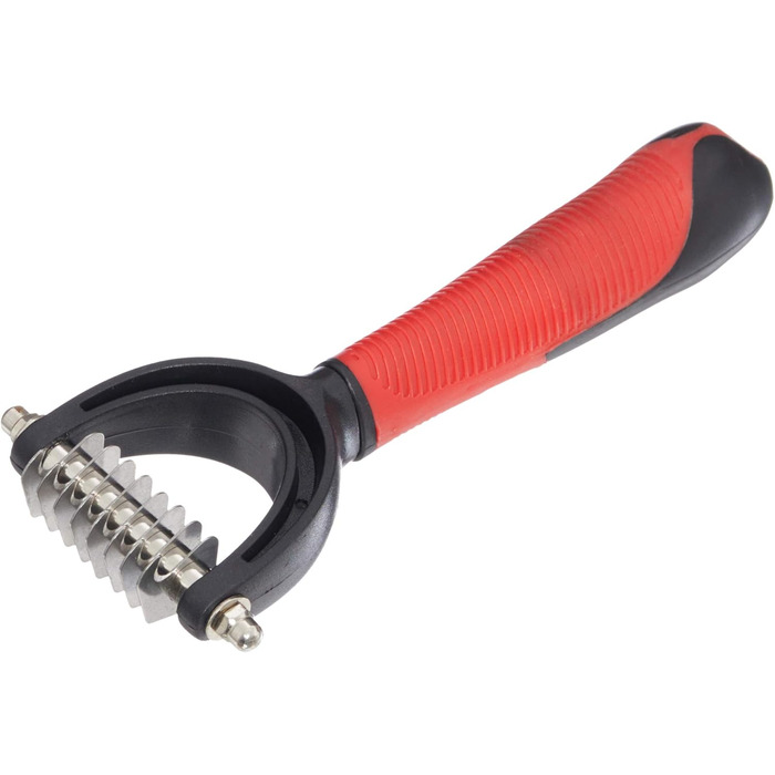 Видальник ковтунів Karlie Entfilzer з ручкою, 8x7.5x3.5 см, червоно-чорний