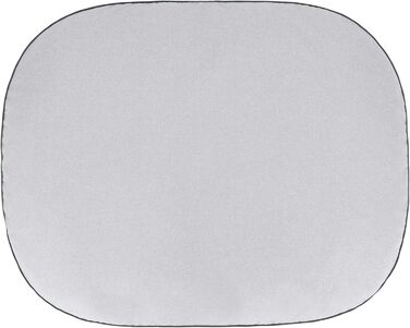 Килимок для собак, ліжко для собак, матрац для собак, лежанка для собак, кошик для собак, диван для собак, овальний матрац для собак, малі породи собак, M - 70 x 50 см, сірий, екологічні лляні тканини