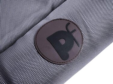 Матрац для собак Petface з memory foam, водовідштовхувальний, сірий, розмір 70 x 43 x 8 см