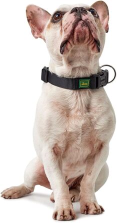 Нашийник для собак Hunter Vario Plus, сірий, M-L/2.0, надійна застібка, комфортний