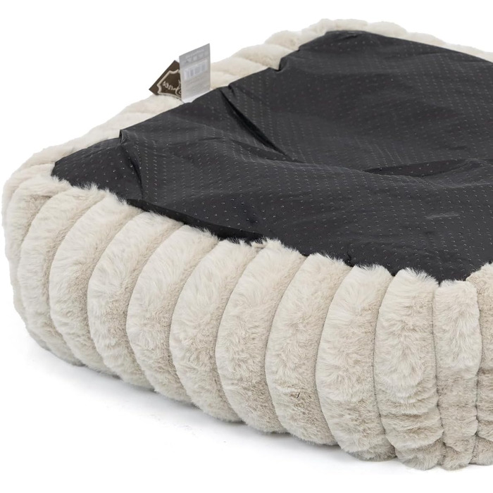 Крісло-ліжко для собак Wallace & Jones Mary - Пісок | M | 71 x 58 x 18 см | М'яке місце для сну, кошик для собак