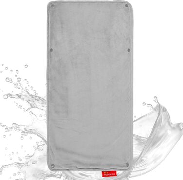 Водонепроникне електричне грілка для котів, цуценят та маленьких собак, 58.4 x 27.9 см, акумуляторний, сірий