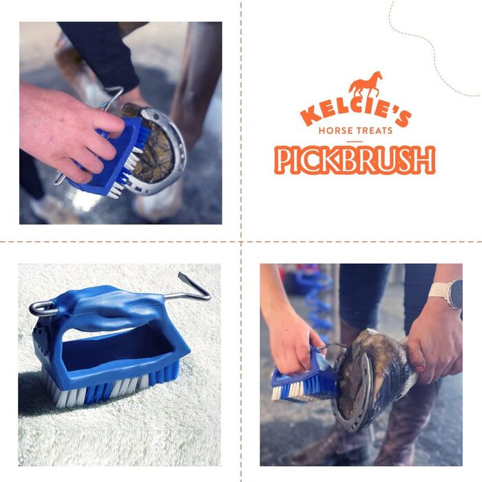 Щітка для чищення копит коней Kelcie's Pick Brush, інструмент для догляду