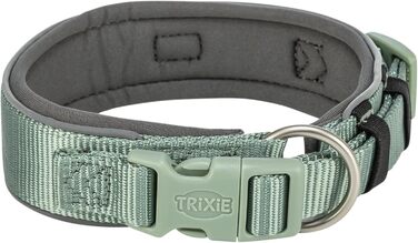 Нашийник для собак Trixie Premium, екстра широкий, шавлія/графітовий сірий