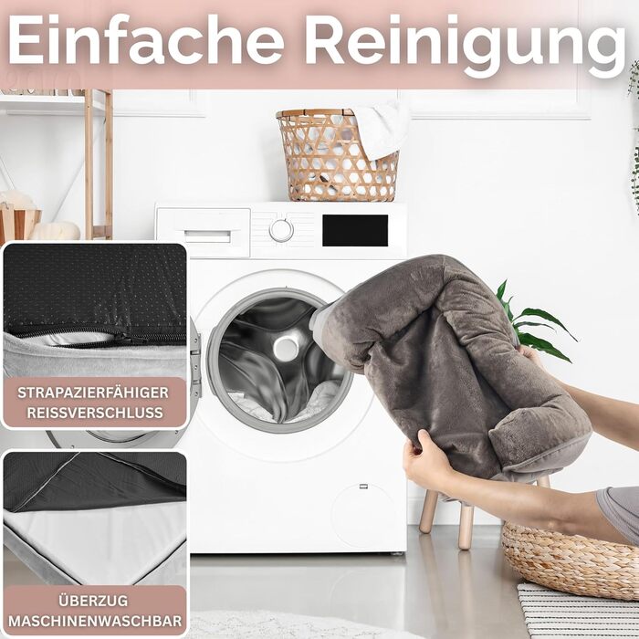 Ортопедичне ліжко для собак Ecosa®: велике, середнє, маленьке. Зручне, миється, знімний чохол