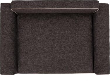 М'яке ліжко-лежанка для собак XL, коричнева, 98 x 66 см. Лежанка для тварин, лежанка для собак Inarii