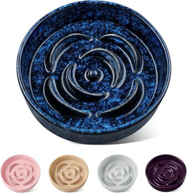 Миска для собак з кераміки Vancasso Antischlingnapf, блакитна, для середніх та великих собак (15,9 см)