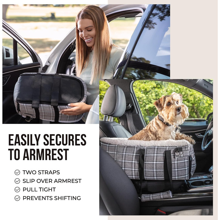 Автокрісло для собак – автосидіння для маленьких собак до 5,9 кг. Безпечне автосидіння для собак у легкових автомобілях та SUV