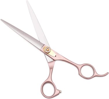 Набір професійних ножиць для собак 2 в 1: прямі та розріджуючі, ергономічні ручки, розмір 7.0 дюймів