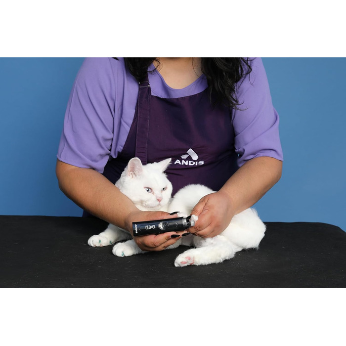 Професійний точило для кігтів тварин Andis Professional 2-Gang з кабелем/акумулятором, чорний, 66835