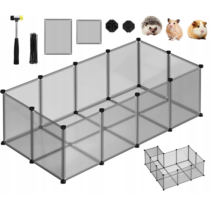 Велика клітка-вольєр XL для кролів, морських свинок, хом'яків та інших гризунів