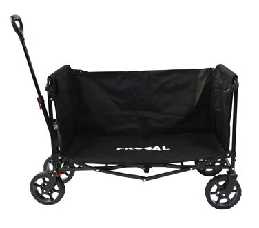 Фросал Візок для собак Бруно, чорний, складний | Транспортний візок для тварин