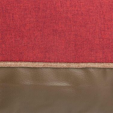 Лежак для собак Scruffs Hilton Memory Foam, L, 120x75x8 см, червоний