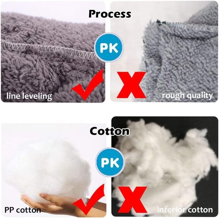 Килимок для собак Powerking: м'який, миючий, для собак, цуценят, сон та невеликих домашніх тварин (Світло-сірий)