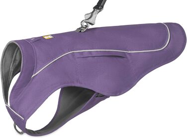 RUFFWEAR Overcoat Fuse: Куртка та шлейка для собак 2-в-1, з флісовою підкладкою, Salbei-Lila, XL