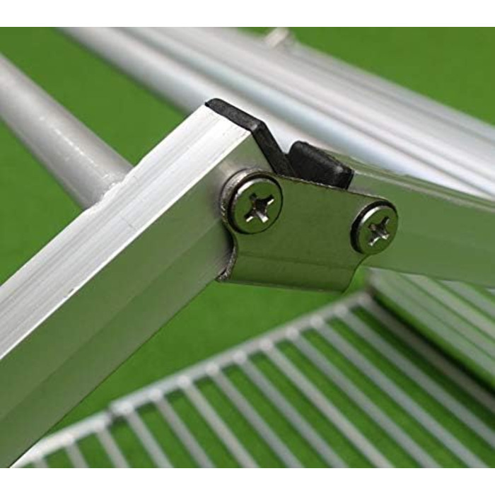 Callieway® Розкладний вольєр ALUZAUN/Freilaufgehege/Welpenauslauf Safety Pro' 8-частинний для цуценят, заходів та кемпінгу (Спеціальна висота 80 см, 8 панелей по 80 см)