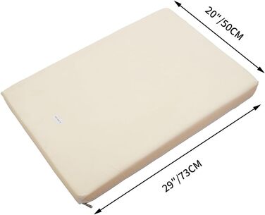 Ортопедичне ліжко для собак Joyelf з піною з пам'яті, середній розмір 74x51x5 см